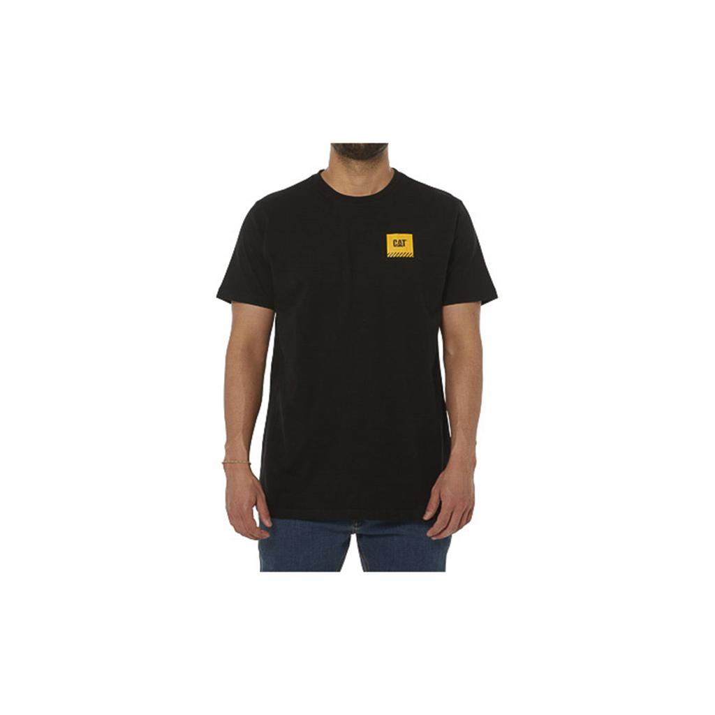 Férfi Caterpillar Munka Restricted T-Shirts Fekete  Budapest |  9064-FMUYH