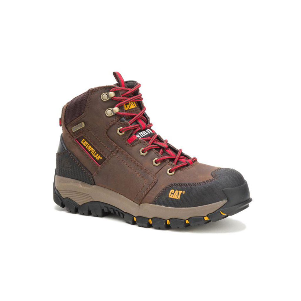 Férfi Caterpillar Navigator Mid Vízálló Steel Toe Vízálló Bakancs Sötétszürke  Budapest |  9768-GEMDB