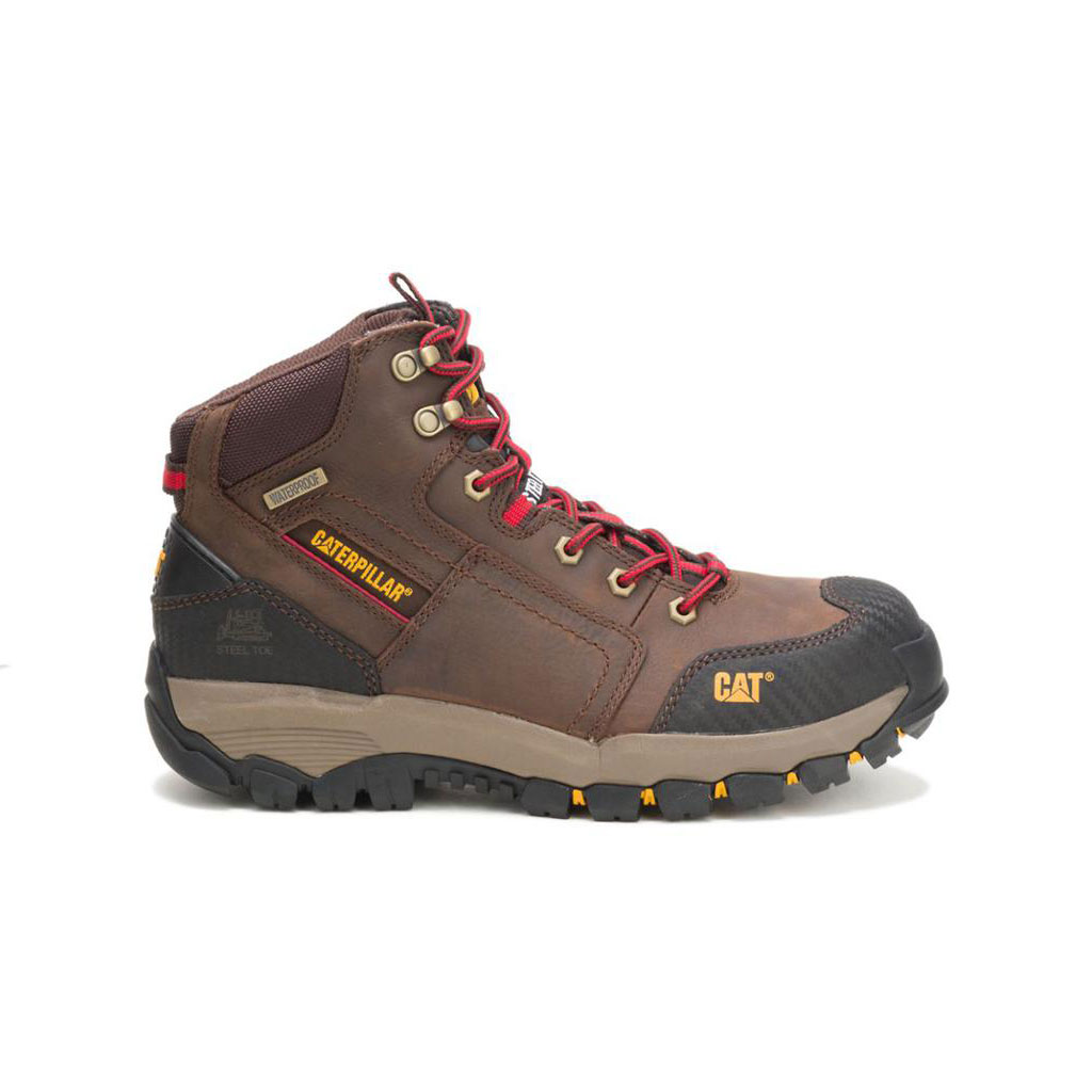 Férfi Caterpillar Navigator Mid Vízálló Steel Toe Vízálló Bakancs Sötétszürke  Budapest |  9768-GEMDB