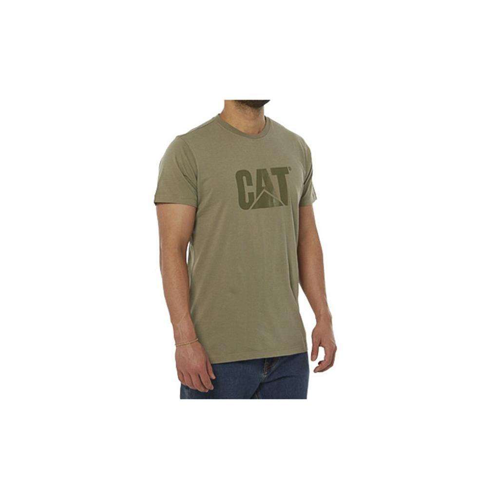 Férfi Caterpillar Original Logo T-Shirts Zöld  Budapest |  6390-JLFZH