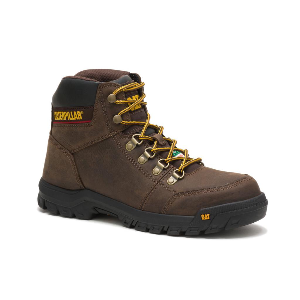 Férfi Caterpillar Outline Steel Toe Csa Munkavédelmi Bakancs Barna  Budapest |  4801-KECUY