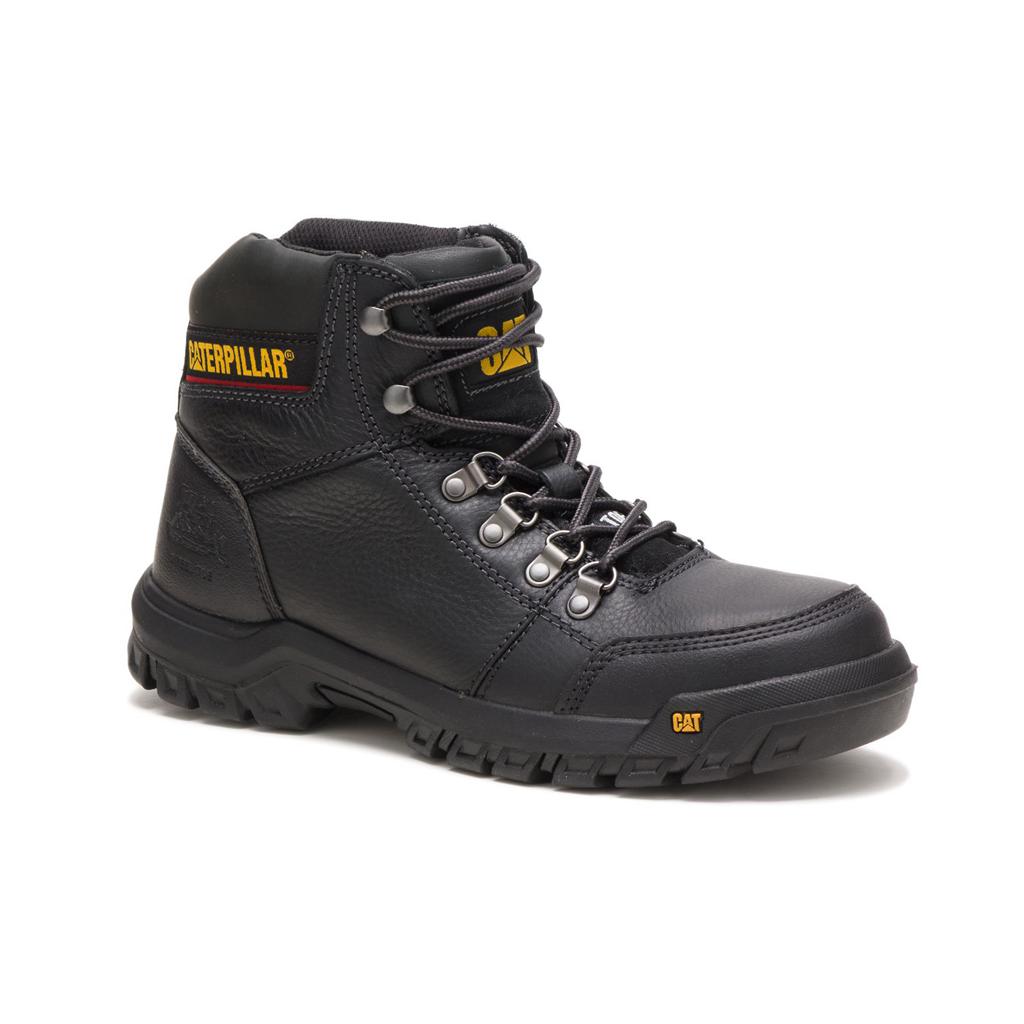 Férfi Caterpillar Outline Steel Toe Munkavédelmi Bakancs Fekete  Budapest |  3205-SCMZW