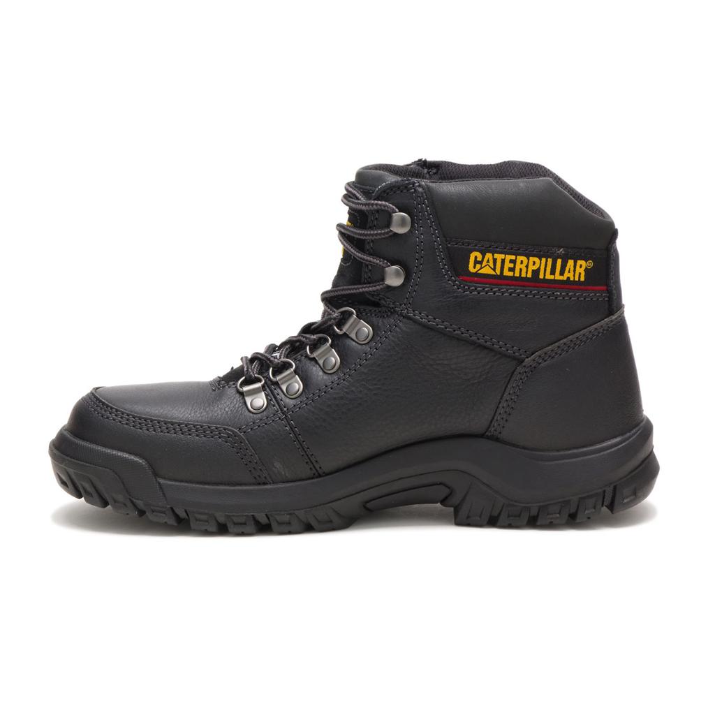 Férfi Caterpillar Outline Steel Toe Munkavédelmi Bakancs Fekete  Budapest |  3205-SCMZW