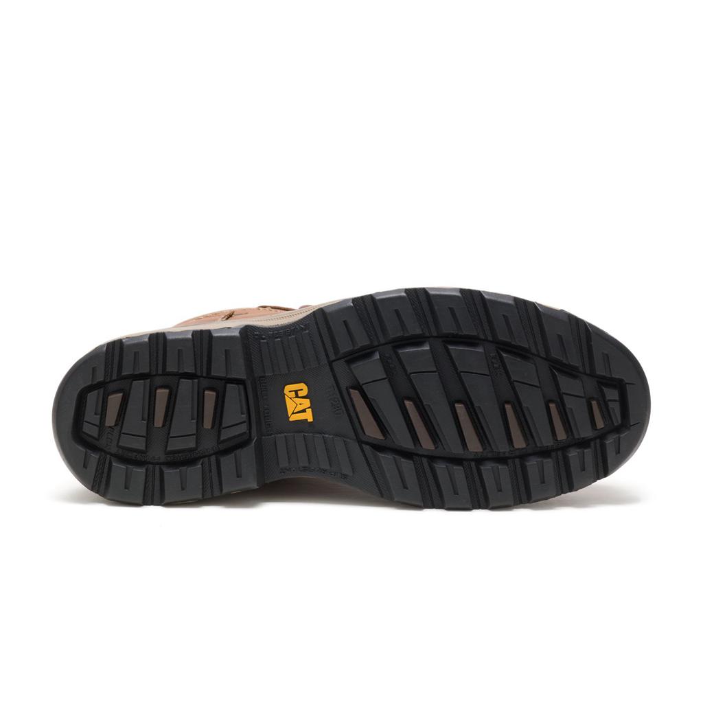 Férfi Caterpillar Parker Steel Toe Acél Orrú Csizma Sötétbézs  Budapest |  5089-WEDQF