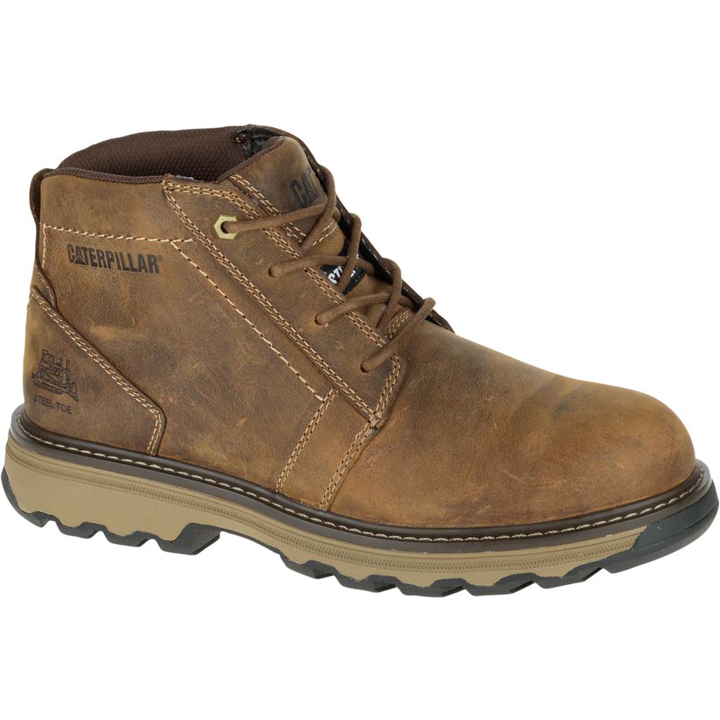 Férfi Caterpillar Parker Steel Toe S1p Hrc Sra Munkavédelmi Bakancs Sötétbézs  Budapest |  3021-LWCEA