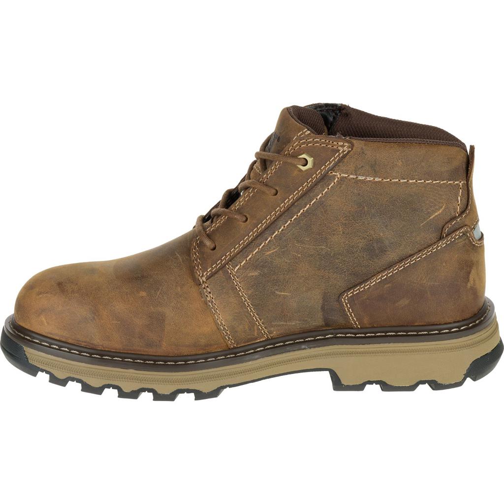 Férfi Caterpillar Parker Steel Toe S1p Hrc Sra Munkavédelmi Bakancs Sötétbézs  Budapest |  3021-LWCEA