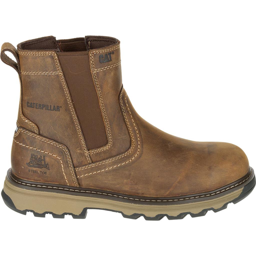 Férfi Caterpillar Pelton Steel Toe S1p Hro Sra Munkavédelmi Bakancs Sötétbézs  Budapest |  7894-GPLXQ