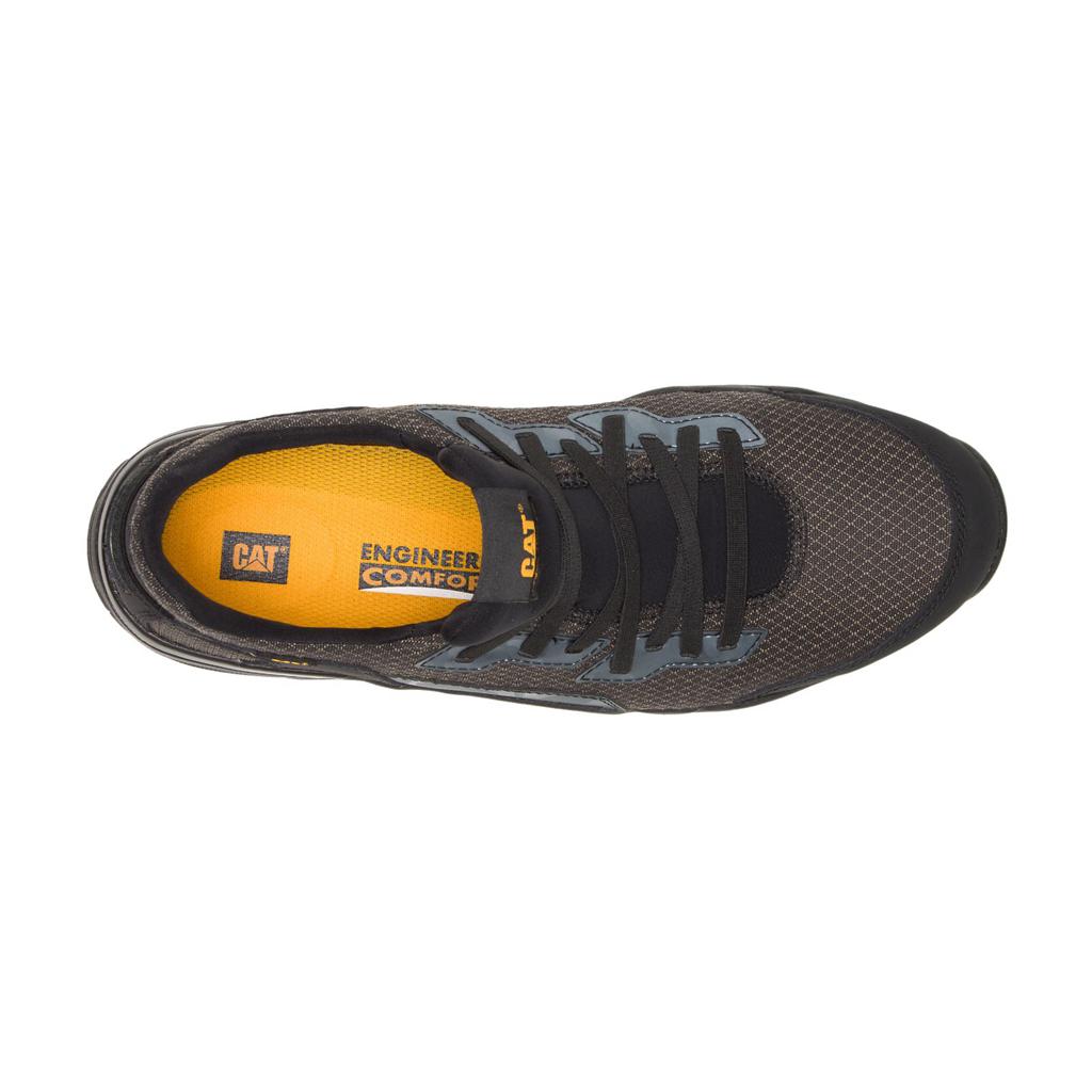 Férfi Caterpillar Sprint Textil Alloy Toe Tornacipő Fekete  Budapest |  6714-LZFUE