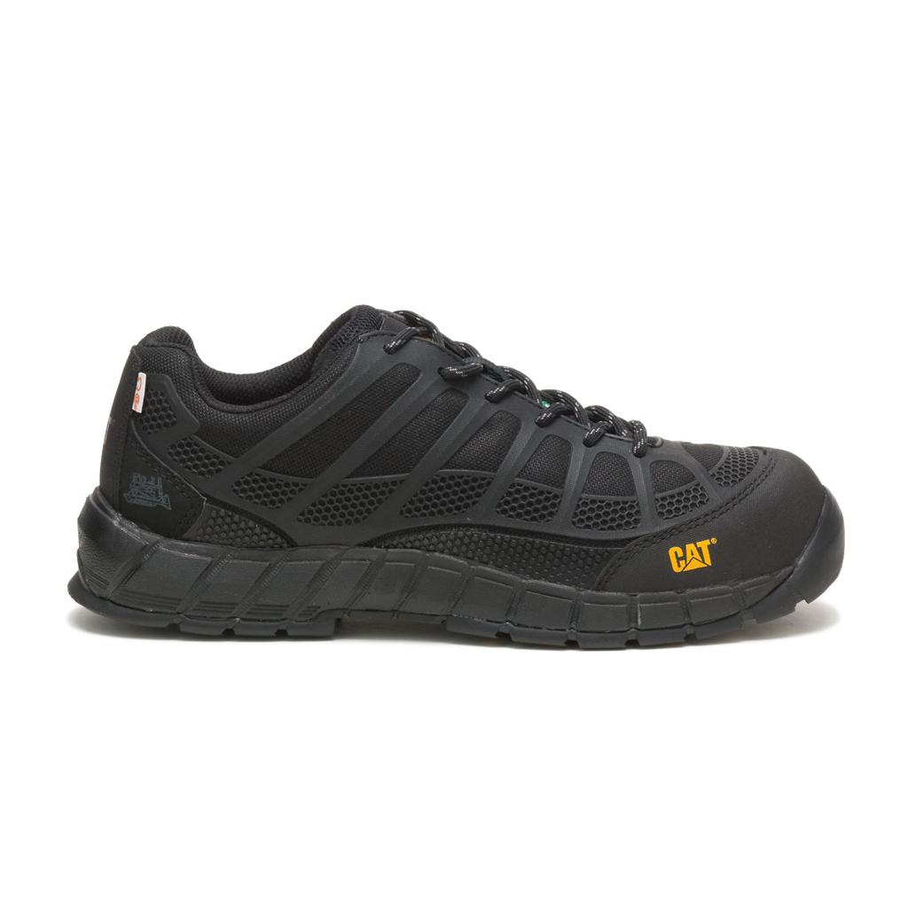 Férfi Caterpillar Streamline Csa Shoe (Composite Toe, Non Metallic) Tornacipő Fekete  Budapest |  0642-UVJQX