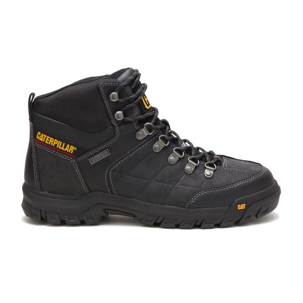 Férfi Caterpillar Threshold Vízálló Steel Toe Munkavédelmi Bakancs Fekete  Budapest |  3924-SLMZB