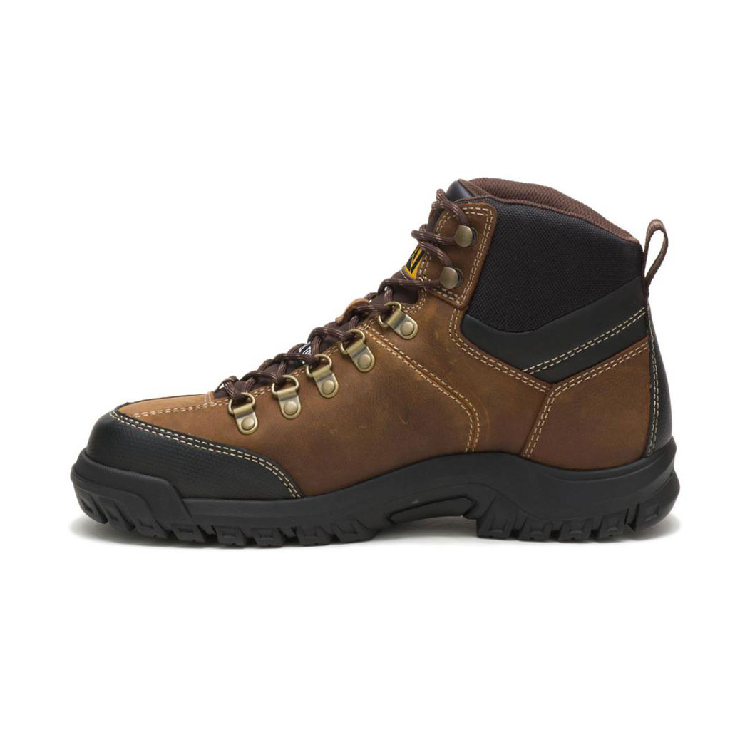 Férfi Caterpillar Threshold Vízálló Steel Toe Vízálló Bakancs Barna  Budapest |  7469-CQRFY