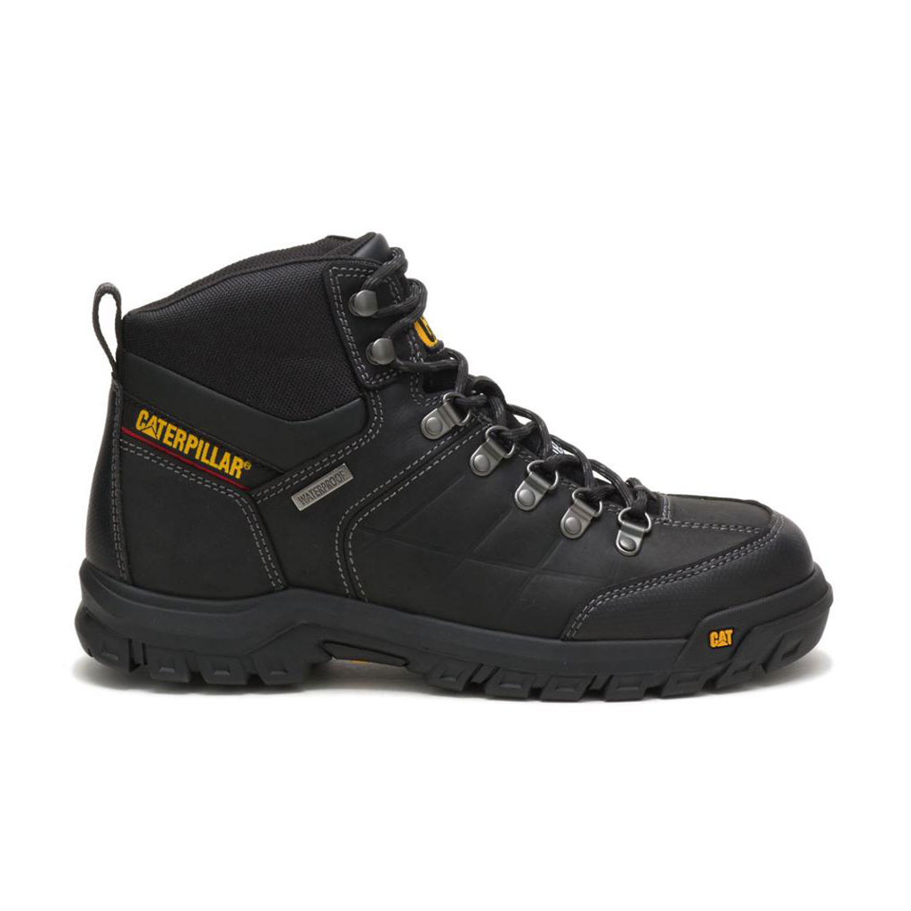 Férfi Caterpillar Threshold Vízálló Steel Toe Vízálló Bakancs Fekete  Budapest |  9605-EHQSV