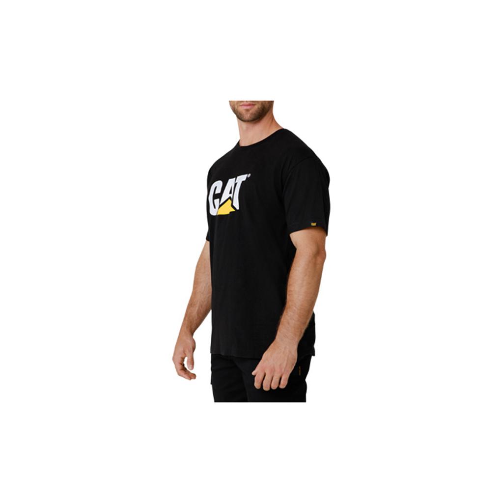 Férfi Caterpillar Tm Logo T-Shirts Fekete  Budapest |  6547-GCVDP