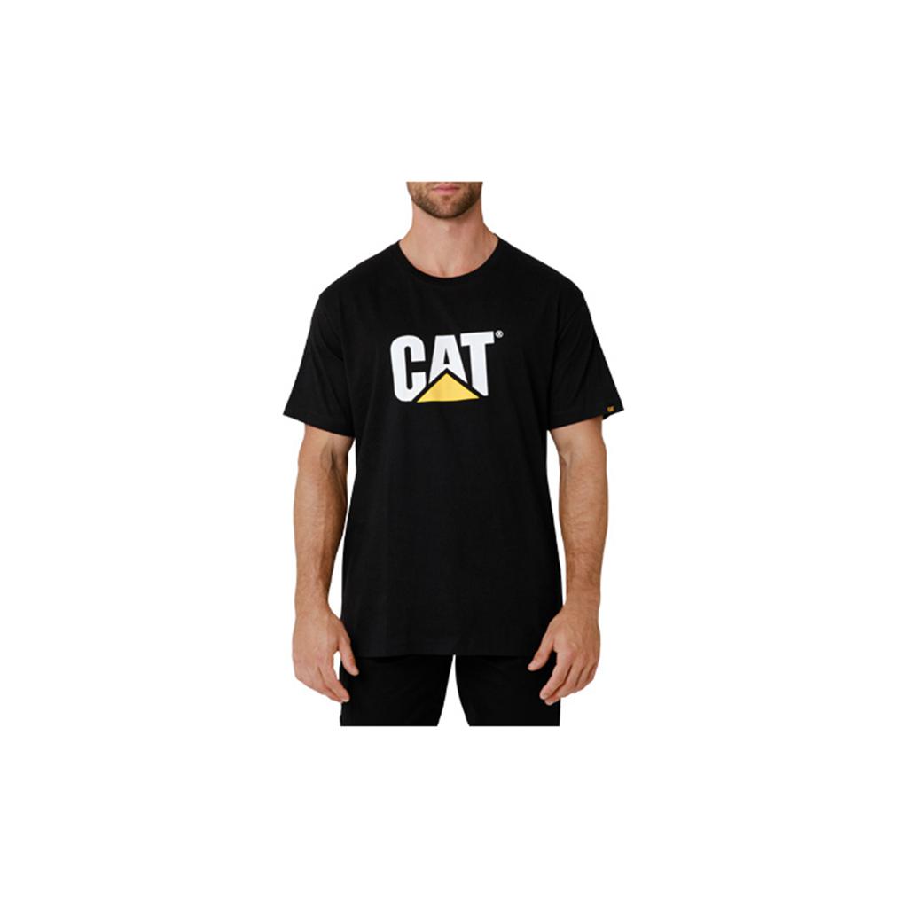 Férfi Caterpillar Tm Logo T-Shirts Fekete  Budapest |  6547-GCVDP