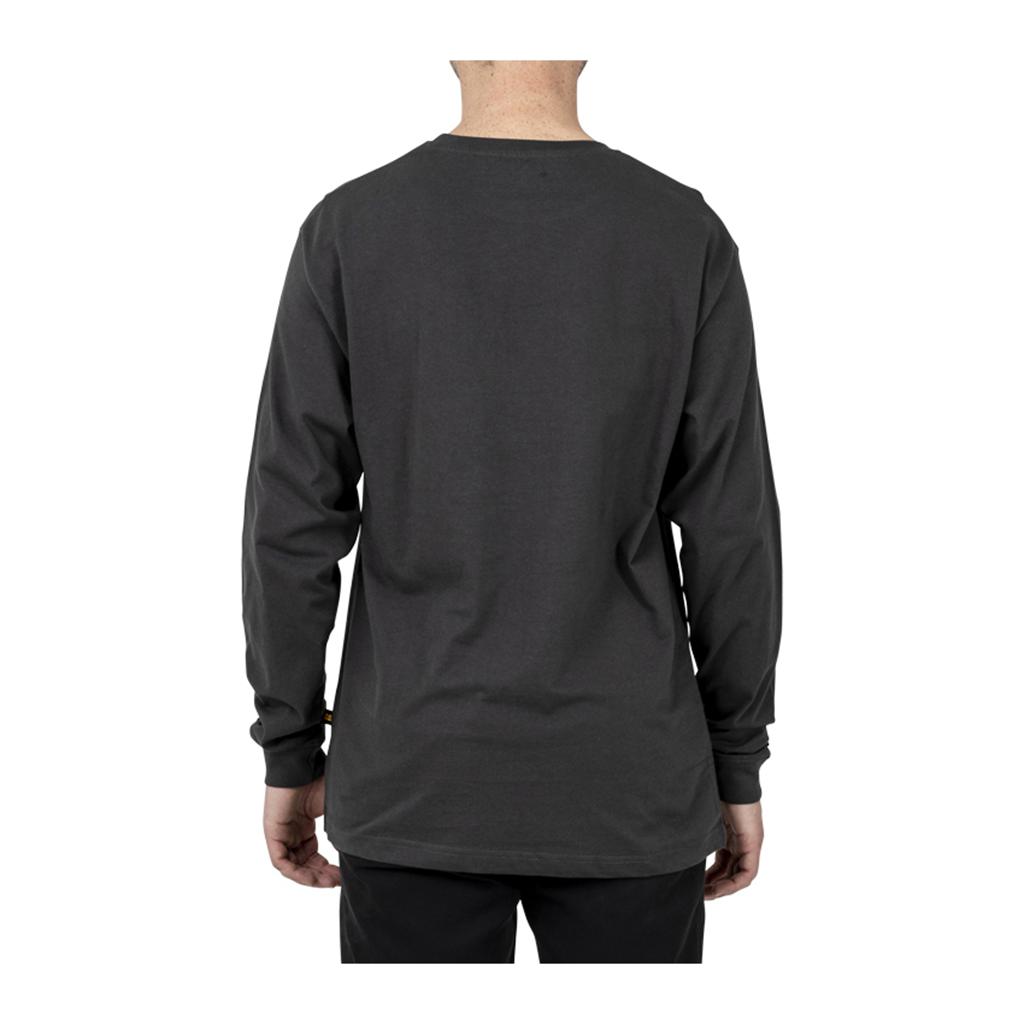 Férfi Caterpillar Trademark Banner Long Sleeve T-Shirts Sötétszürke  Budapest |  9742-XGJYB