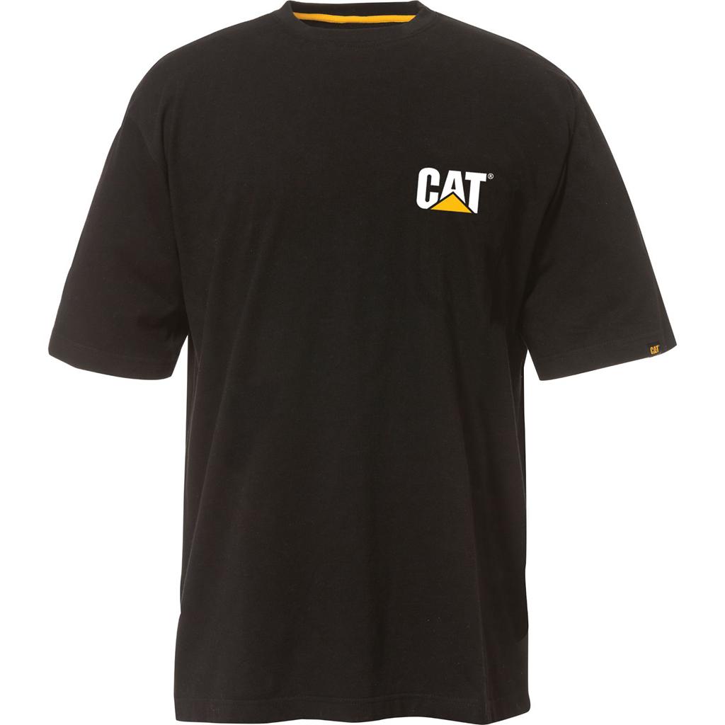 Férfi Caterpillar Trademark T-Shirts Fekete  Budapest |  2689-QPJZW