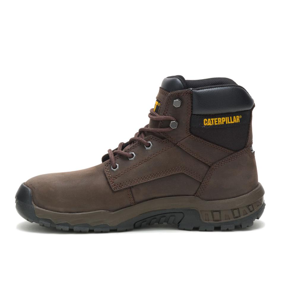 Férfi Caterpillar Upholder Vízálló Steel Toe Munkavédelmi Bakancs Sötétcsokoládé  Budapest |  4087-UXHIQ