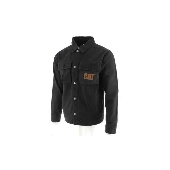 Férfi Caterpillar Urban Passage Shirt Kabát Fekete  Budapest |  2760-YGRQX