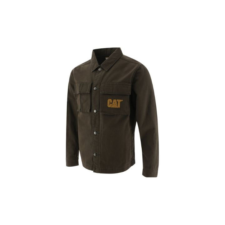 Férfi Caterpillar Urban Passage Shirt Kabát Barna  Budapest |  8410-THVAP