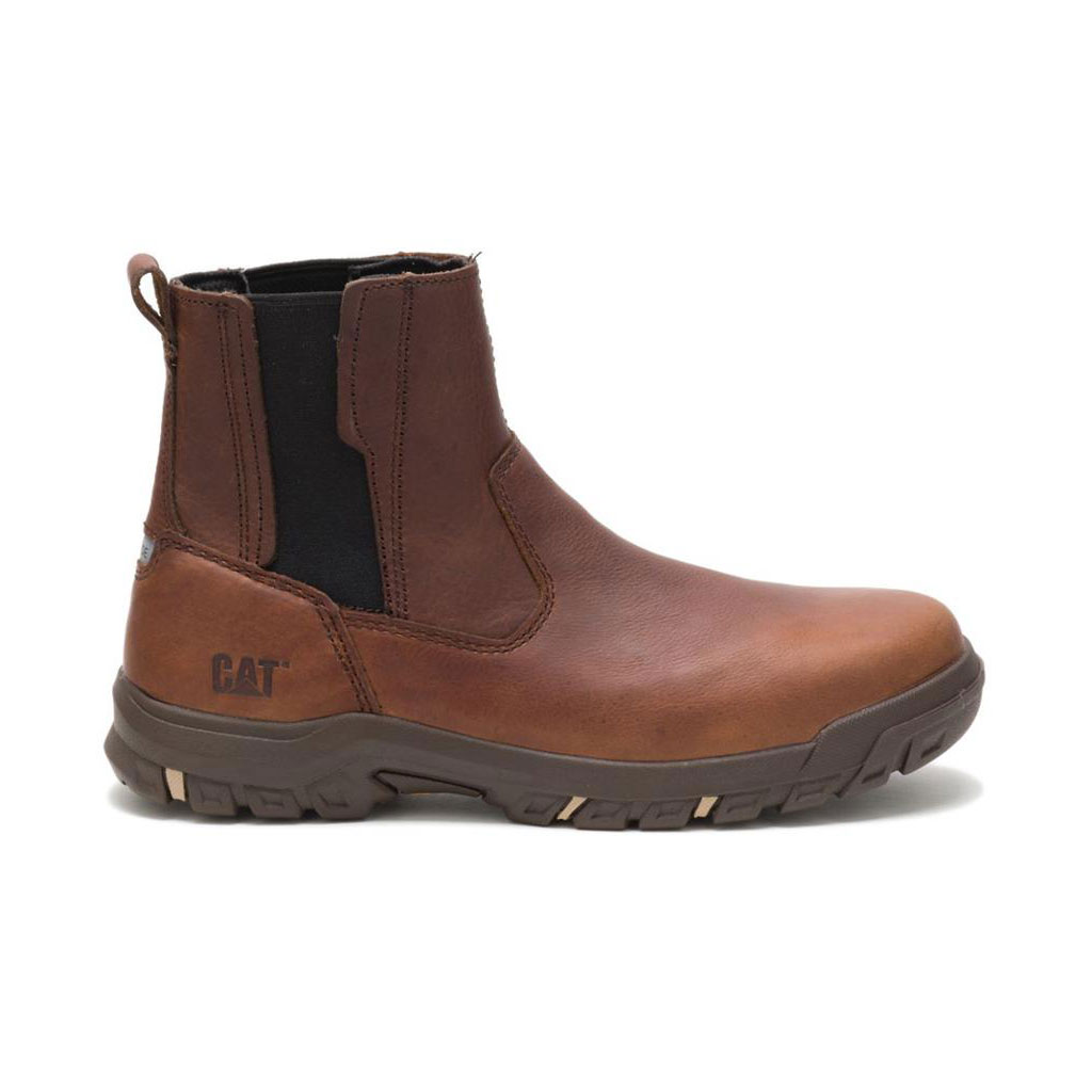 Női Caterpillar Abbey Steel Toe Chelsea Csizma Barna  Budapest |  9542-WYBCA