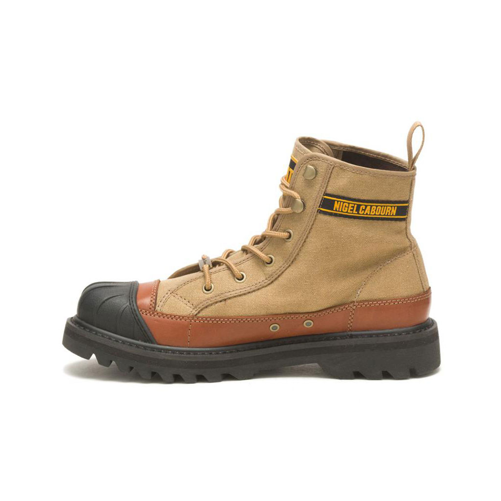 Női Caterpillar Cat Footwear X Nigel Cabourn Omaha Alkalmi Csizma Khaki  Budapest |  3729-FBART