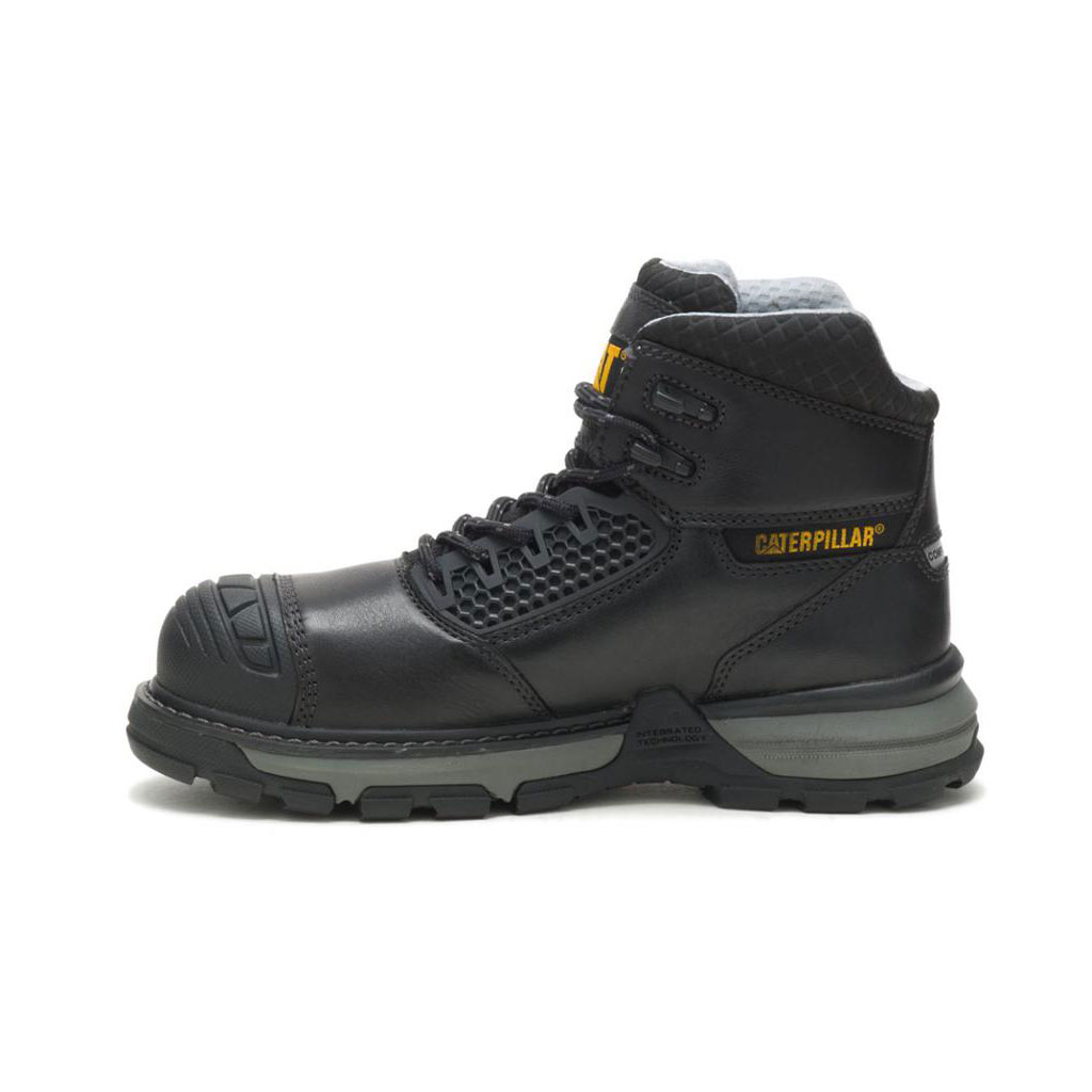 Női Caterpillar Excavator Superlite Cool Carbon Composite Toe Slip Resistant Footwear Fekete  Budapest |  1047-ZGXSL