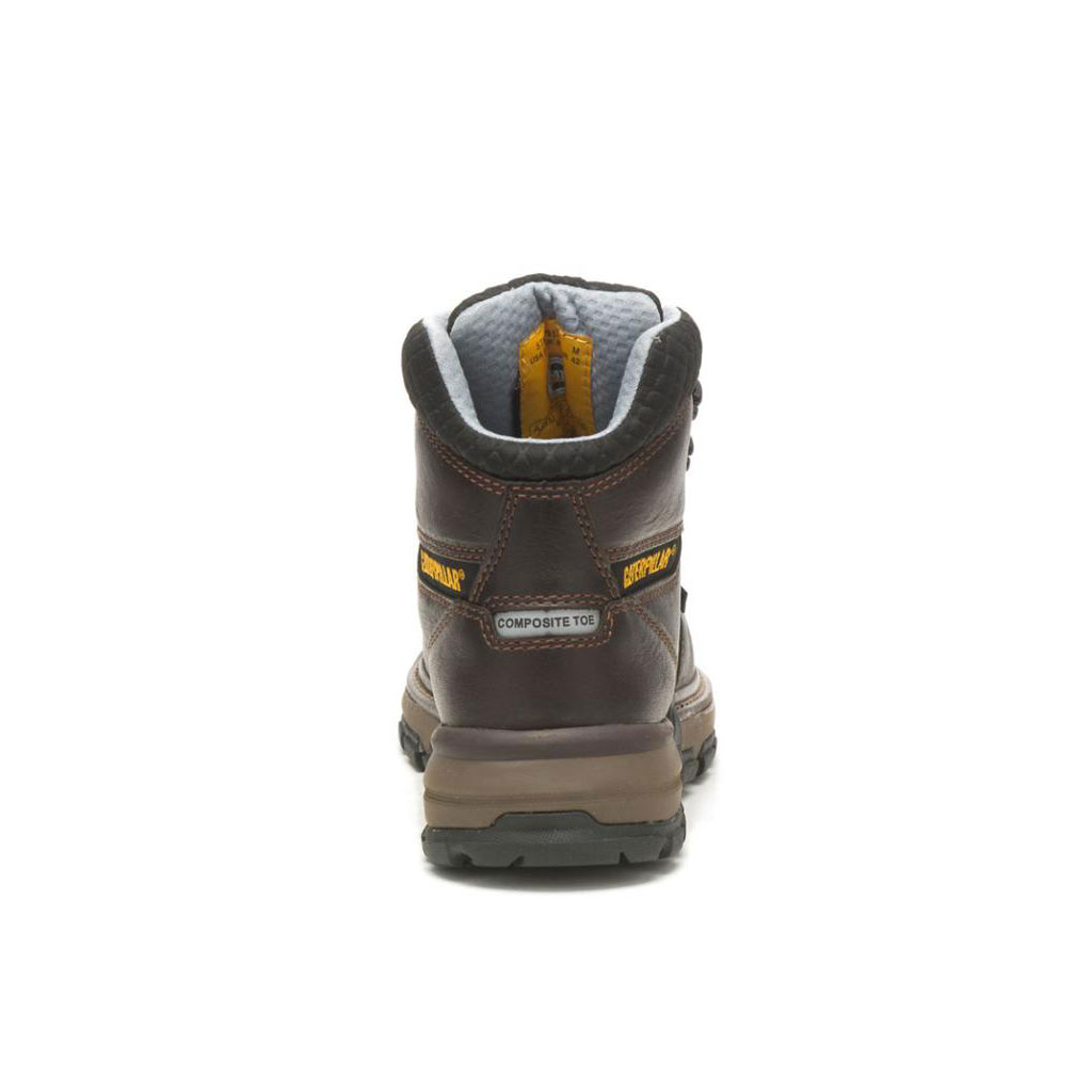 Női Caterpillar Excavator Superlite Cool Carbon Composite Toe Slip Resistant Footwear Sötétbarna  Budapest |  6724-OXDGT