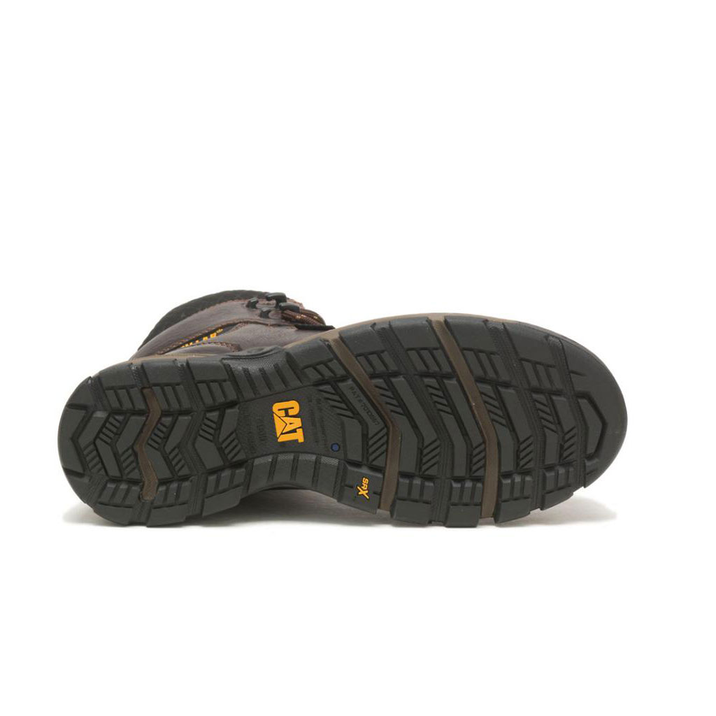 Női Caterpillar Excavator Superlite Cool Carbon Composite Toe Slip Resistant Footwear Sötétbarna  Budapest |  6724-OXDGT