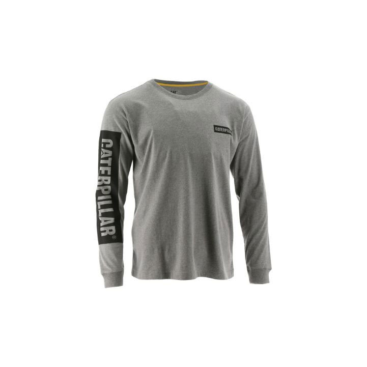 Női Caterpillar Icon Block Long Sleeve Póló Sötétszürke  Budapest |  6329-PSXTF