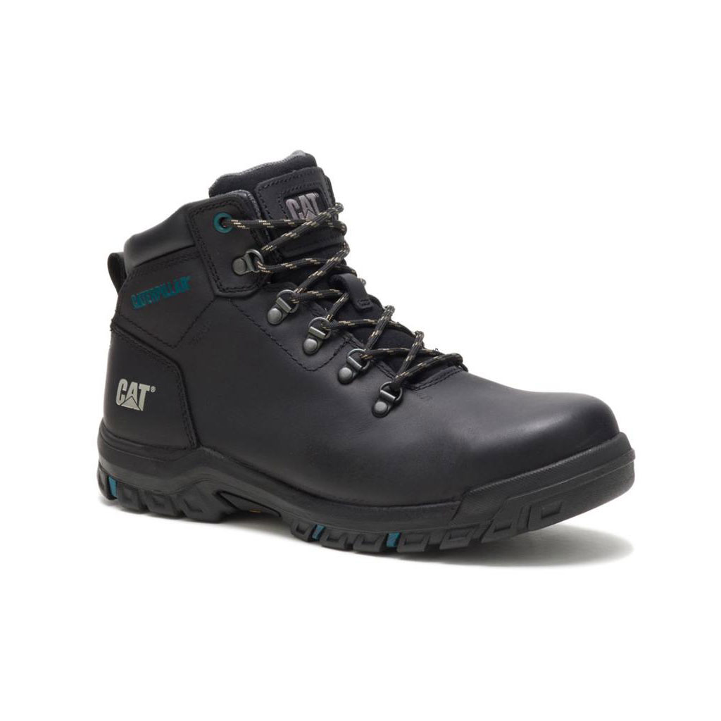 Női Caterpillar Mae Steel Vízálló Slip Resistant Footwear Fekete  Budapest |  6430-DTBLR