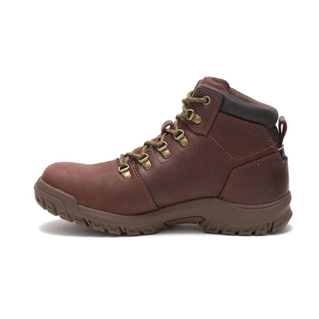 Női Caterpillar Mae Steel Vízálló Slip Resistant Footwear Bordó  Budapest |  7605-WBCNP