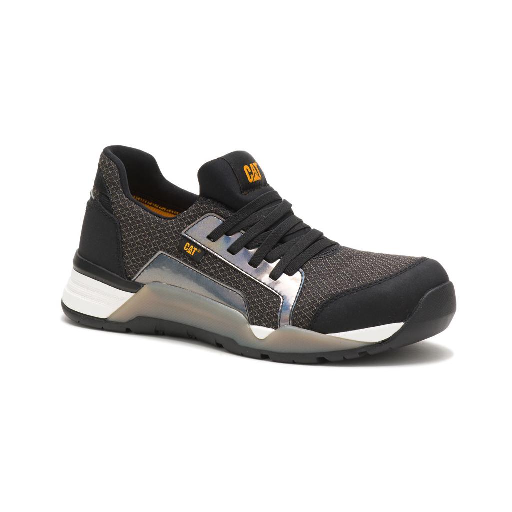 Női Caterpillar Sprint Textil Alloy Toe Tornacipő Fekete  Budapest |  1542-VEPWU