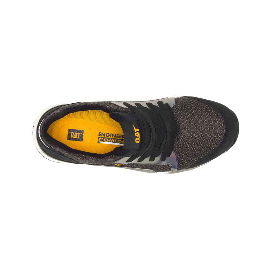 Női Caterpillar Sprint Textil Alloy Toe Tornacipő Fekete  Budapest |  1542-VEPWU