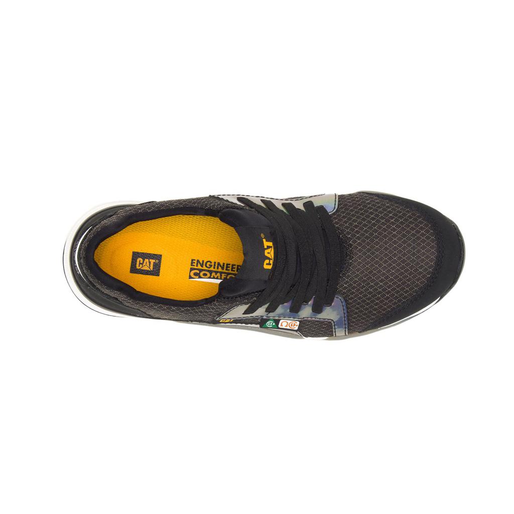 Női Caterpillar Sprint Textil Alloy Toe Csa Munkacipő Fekete  Budapest |  6590-PGACT