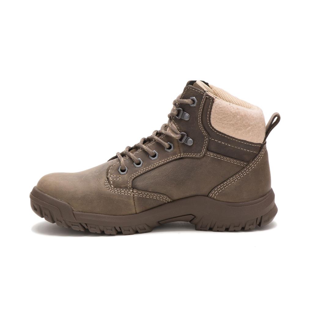 Női Caterpillar Tess Steel Toe Acél Orrú Csizma Sötétszürke  Budapest |  3768-HTFGS