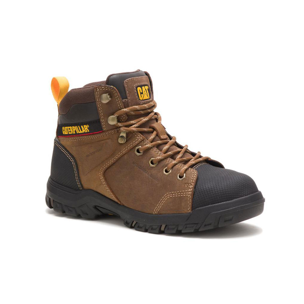 Női Caterpillar Wellspring Vízálló Metatarsal Toe Slip Resistant Footwear Barna  Budapest |  6783-FBLVD